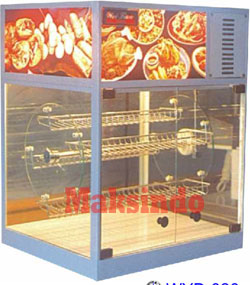 mesin display warmer mesin penghangat roti pemajang